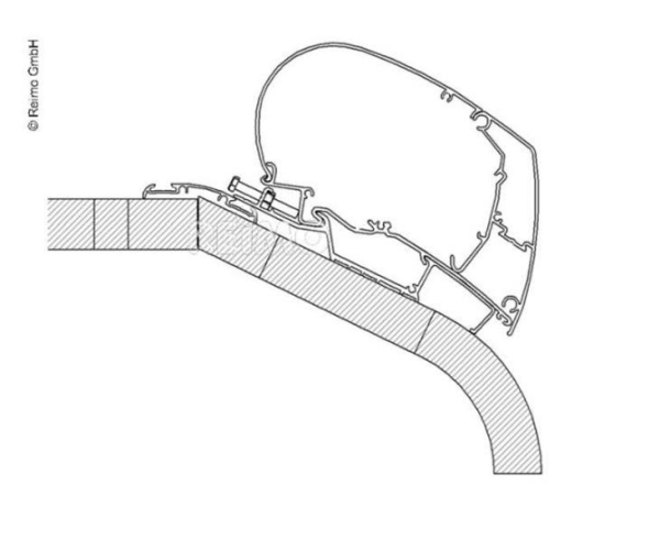 THULE Adapter LMC Liberty 6 3,0m,THULE Ersatzteil-Nr. 307042