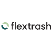 Flextrash Mülleimer, 3L, schwarz, biologisch abbaubares Material
