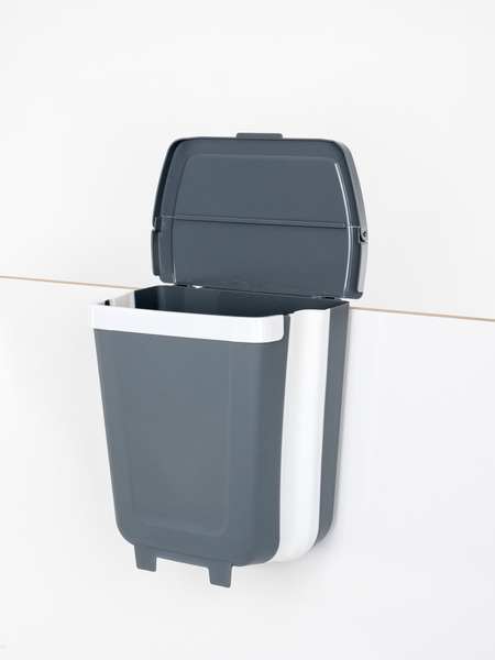 PEARL Mülleimer Auto: Camping- & Kfz-Falt-Müllbehälter, auslaufsicher  verschließbar, 10 l (Faltbarer Mülleimer)